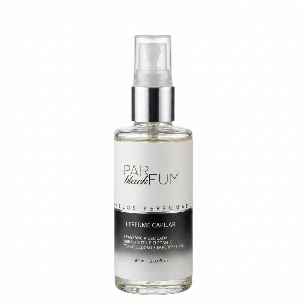 Parfum Black – Perfume Capilar de Alta Fixação e Toque Sedoso